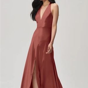 Jenny Yoo Corrine Bridesmaid Dress (English Rose)